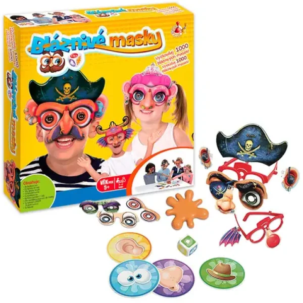 SPARKYS Společenská hra STUDO GAMES Bláznivé masky