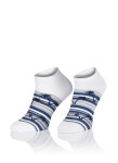 Vzorované ponožky Intenso 1849 Cotton 36-46 bílá 44-46