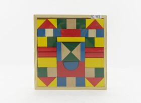 Dřevěné kostky 48 ks 20,5x20,5 cm
