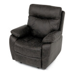 TV a relaxační křeslo s elektrickým ovládáním, potah coffee látka v dekoru vintage, 1 motor 240V