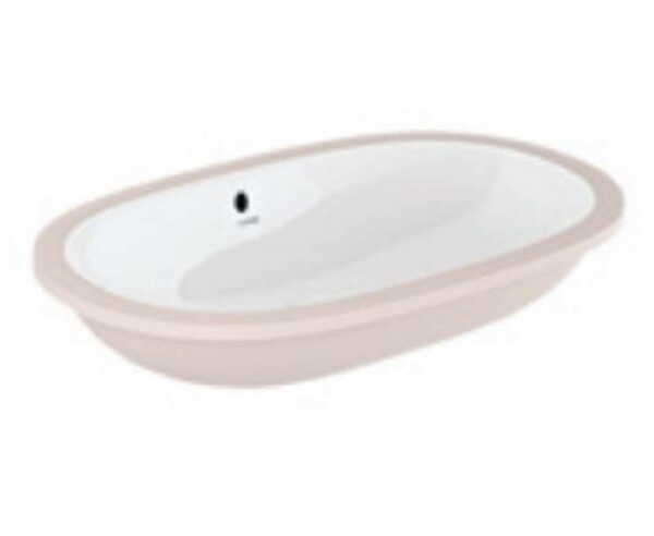 KLUDI - Resa Umyvadlo, 67x43 cm, s přepadem, lesklá bílá 59W0443