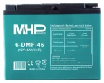 Carspa MHPower 6-DMF-45 / Gelový akumulátor / VRLA GEL / 12V/45Ah / Deep Cycle / Terminál D3-M6 (6-DMF-45)
