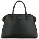 Módní dámská koženková kabelka do ruky Landony, černá