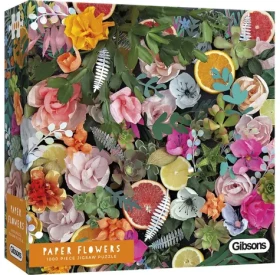 GIBSONS Puzzle Papírové květy