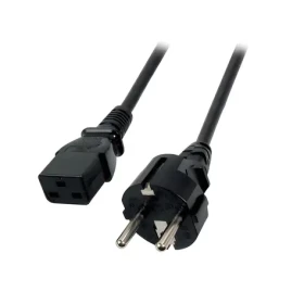 EFB Schuko - IEC C19 černá / Napájecí kabel / 1,8 m / 16 A / 250 V VDE (EK511.1,8)