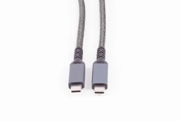 Shiverpeaks nabíjecí kabel USB-C / Nabíjecí kabel / USB 3.2 / 100 W PD / textilní / 1 m (BS14-75004)