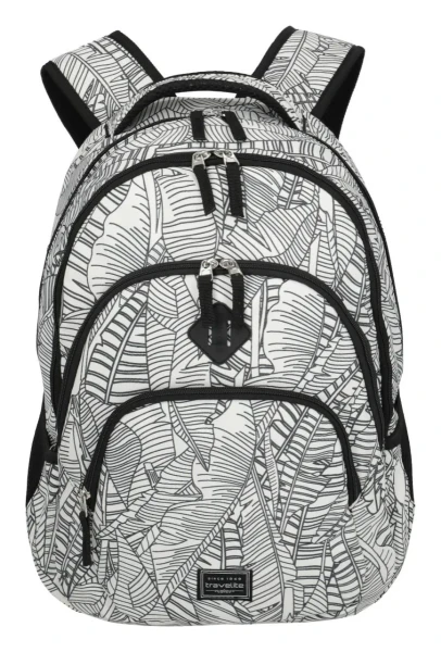 Travelite Basics Backpack Print White 22 L TRAVELITE-96308-30