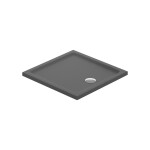 CERSANIT - Sprchová vanička čtvercová TAKO 80x4 šedá mat S204-040