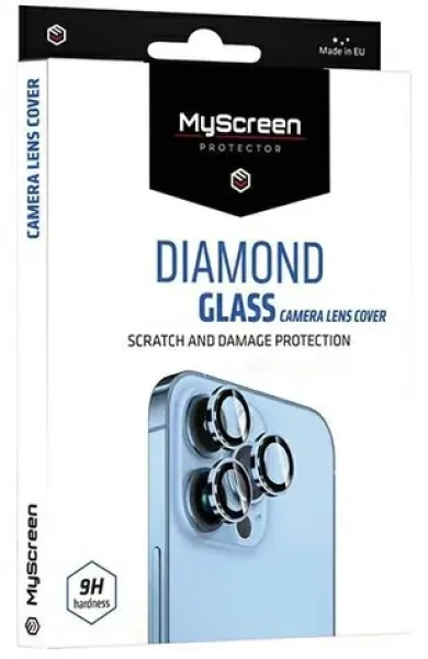 MyScreen Diamond Glass Apple iPhone 14 Pro/14 Pro Max fialová / Ochranné sklo fotoaparátu / 9H / Instalační sada (MD6863 DGCLC PURP)