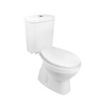 Mereo WC kombi, RIMLESS, spodní odpad s armaturou VSD98