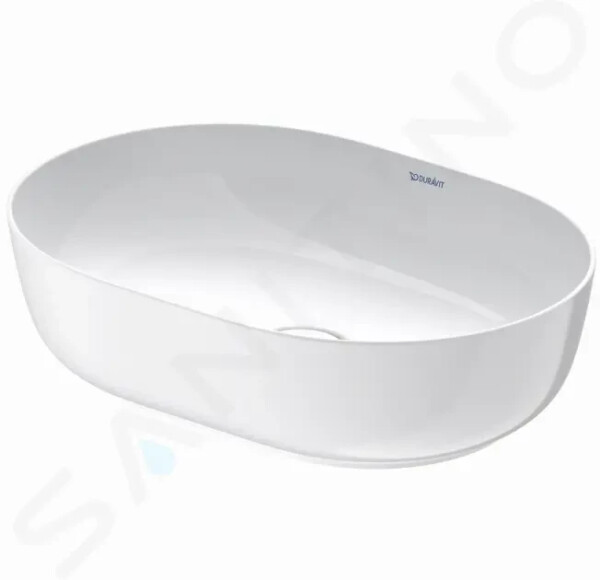 DURAVIT - Luv Umyvadlo na desku, 500x350 mm, bez přepadu, bílá 0379500000