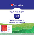 PLA filament 1,75 mm červený Verbatim 1 kg