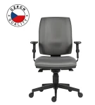 Powerton ERGO Hana šedá / Kancelářské ergonomické křeslo / synchronní mechanismus / nastavitelné področky (WPCHHAN-G)