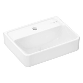 HANSGROHE - Xanuia Q Umývátko 45x34 cm, bez přepadu, otvor pro baterii, bílá 60230450
