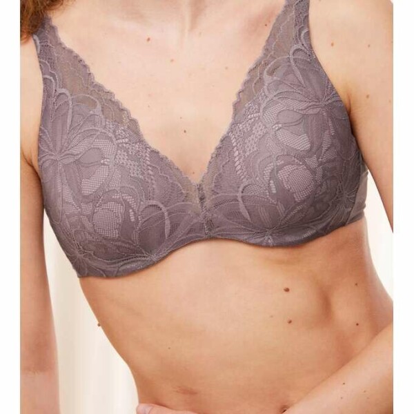 Dámská podprsenka Body Make-Up Illusion Lace WP - Triumph coffee sugar (3091) 090D