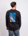 Tričko ONE OF XX Longsleeve Tree Faded Black Black