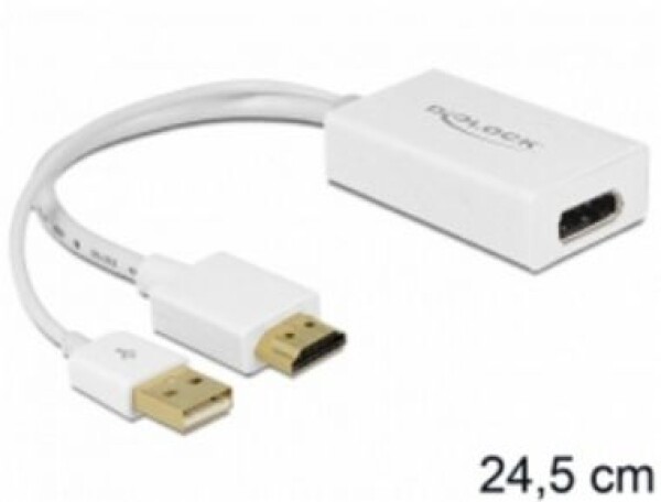 Delock adaptér HDMI A samec na Displayport samice (62496)