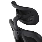 Židle kancelářská, nastavitelný podhlavník, potah černá síťovina mesh, mechanika permanent kontakt