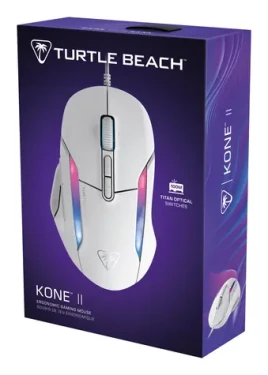 Turtle Beach Kone II bílá / Herní myš / optický senzor 26000 DPI / RGB / optické spínače TITAN (TBM-1003-15)