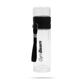 Skleněná láhev Infuser 400 ml - GymBeam (černá) (103984-1-single_variant)