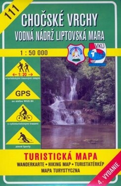 Chočské vrchy (111) - turistická mapa