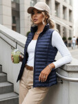 Dámská prošívaná vesta STANSY navy blue FashionStreet TY3962 L