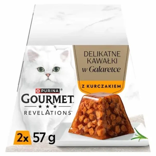Purina Gourmet Revelations Lososová 2x57 / kapsičky pro kočky (8445291446571)