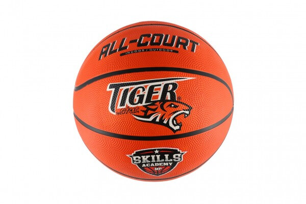 Míč basketbalový nafouknutý 31cm v síťce