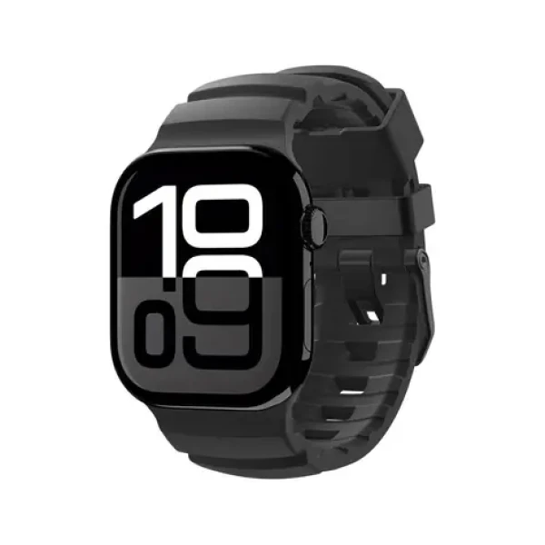 Spigen Silicone Band řemínek pro Apple Watch 49mm/46mm/45mm/44mm černá (AMP10508)