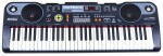 Mamido Velký keyboard s mikrofonem MP3 černý
