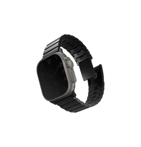 UNIQ Strova Mag řemínek pro Apple Watch 49 45 44 42 mm - MIDNIGHT (černá) (8886463688168)