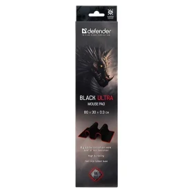 Defender Black Ultra černá / Herní podložka pod myš / 800 x 300 x 3 mm (50561)