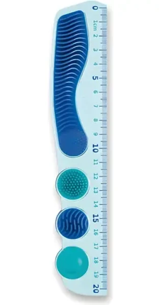 MAPED Pravítko Kidy Learn Concentration / 20 cm / protiskluzový úchop (0157/9277900)