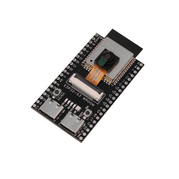Vývojová deska ESP32-S3 s kameru OV5640 - WiFi + Bluetooth - (nespájený, s pinovou lištou v balení)