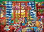 EUROGRAPHICS Puzzle Patchworková šicí dílna