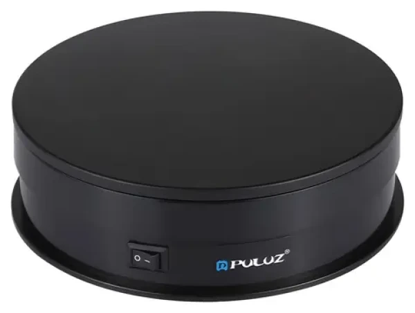 Puluz PU3048B / Otočný stojan na focení / 360° / Micro USB / průměr 15 cm / nosnost 15 kg (PU3048B)