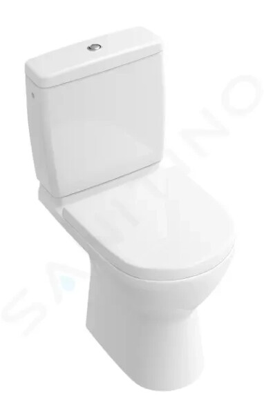 VILLEROY & BOCH - O.novo WC kombi mísa Compact, zadní odpad, DirectFlush, alpská bílá 5689R001