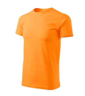 Heavy New tričko unisex tangerine orange XS