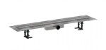 HANSGROHE - RainDrain Compact Sprchový žlab 90 cm, s roštem, kartáčovaná nerezová ocel 56180800