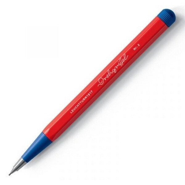 Drehgriffel Nr. 2 Red/Royal Blue Bauhaus Edition Mechanical pencil