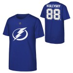 Outerstuff Dětské tričko Andrei Vasilevskiy #88 Tampa Bay Lightning NHL Flat Name & Number Short Sleeve Cotton Velikost: Dětské L (158 – 164)