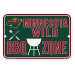 Mustang Cedule Minnesota Wild NHL 10" x 15" BBQ Zone