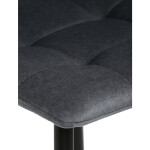 Barová židle, šedá, sametová látka, AUB-X7015 GREY2