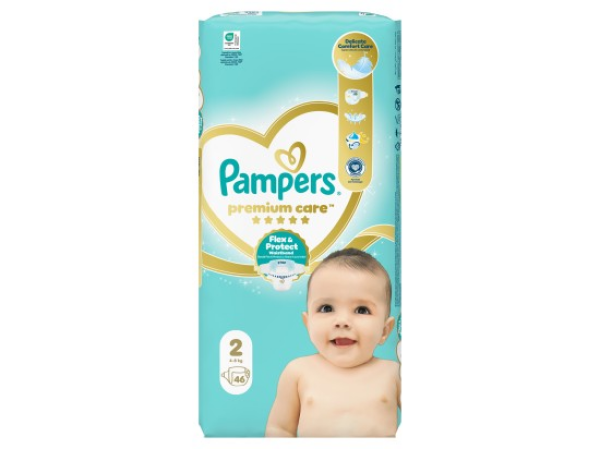 Pampers Premium Care, vel. 2, 46 ks