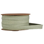 Ib Laursen Bavlněná stuha na špulce Dusty Green – 5 m, zelená barva, textil