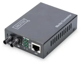 Digitus DN-82110-1 / Mediakonvertor / Gigabit Ethernet / RJ45-ST Multimode / dosah 500 m (DN-82110-1)