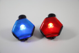 Svítící přívěšek pro psa Krystal - nabíjecí přes USB Barva: Červená