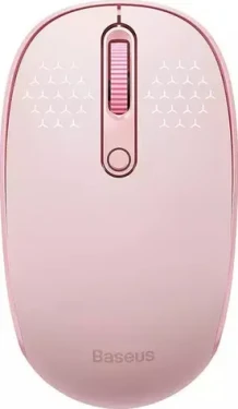 Baseus F01B Tri-Mode růžová / Bezdrátová myš (B01055503413-00)