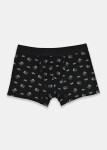 Boxerky Noviti BB006 Vzor M-2XL tmavě modré pivo L