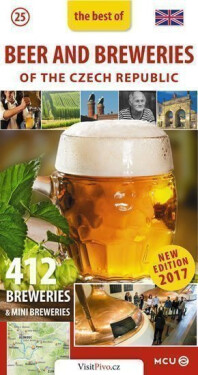 Pivo pivovary Čech, Moravy Slezska kapesní průvodce/anglicky Jan Eliášek